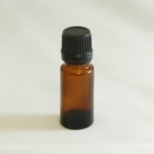 Bottle 10 ml Glass Amber 18mm with Blue Cap - Tamper Evident Seal Dropper Insert
